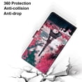 thumbnail image 4 of SaniMore for Samsung Galaxy A54 5G 6.6" 2023 PU Leather Case with Card Slots Detchable Lanyard Color Painting Luxury Pattern Flip Kickstand Shockproof Wallet Case For Galaxy A54 5G, Flower Tower, 4 of 8