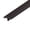 Brown, variant on Outwater T-Molding 13/16 Inch Almond Flexible PVC Flat Face Bumper Tee Moulding 25 Foot Coil