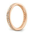 thumbnail image 5 of 14k Rose Gold Round Diamond Vintage Eternity Wedding Band Anniversary Ring Size 5.5 - 1/2 Ct., 5 of 5