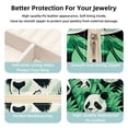 thumbnail image 3 of Panda Portable Square Jewelry Box for Rings Earrings Necklaces Bracelets Girls Women Travel Organizer Decorative Display, 3 of 6