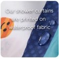thumbnail image 3 of Sharp Shirter Funny Shower Curtain Set Kids HTOOQ Decor Japanese Beach Theme Hilarious Cookie Meme 71x74 Hooks Included, 3 of 7