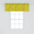 thumbnail image 2 of Ambesonne Frogs Valance Pack of 2, Natural Pond Animals Graphic, 54"X18", Earth Yellow and Multicolor, 2 of 4