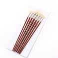 thumbnail image 5 of Artist Paint Brush Set Painting Brush Round and Flat Tips Bristle Hair Brush Perfect for Watercolor, Acrylic Painting, 5 of 8