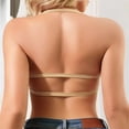 thumbnail image 4 of QASIEATN Wireless Jelly Bras for Women Deep V Full Coverage No Underwire Bras Women's Underwear, 4 of 8