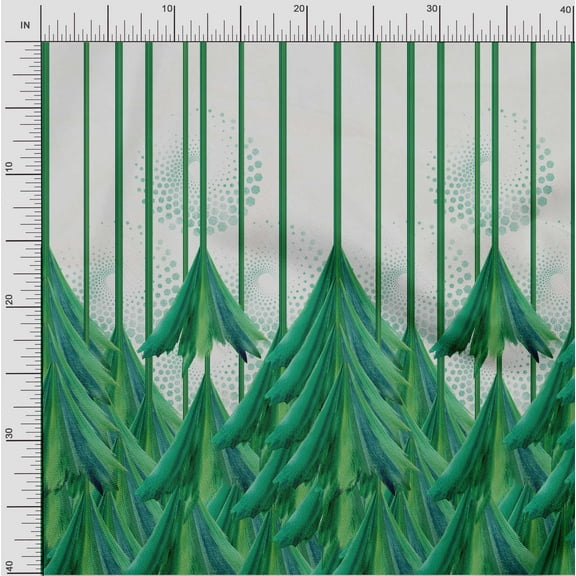 oneOone Cotton Flex Fabric Stripe & Floral Panel Print Sewing Fabric BTY 40 Inch Wide