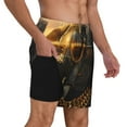 thumbnail image 2 of Fotbe Cool Sunglasses Elephant Art Traje de Baño para Hombre – Shorts de Natación de Secado Rápido con Forro y Bolsillos-3X-Large, 2 of 6