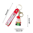 thumbnail image 3 of LSLJS Christmas Santa Keychain - Cute 3D Santa Claus Snowman Stocking Hanging Ornaments with Keyring Purses Wallets Backpack Car Rearview Mirror Pendants Christmas Decorations for Party, 3 of 4