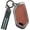 National Flag Keychain-brown, variant on Key Fob Cover Compatible with Kia Telluride 2023-2024 2 Button Keychain Case Holder Protector,Long Keychain-black
