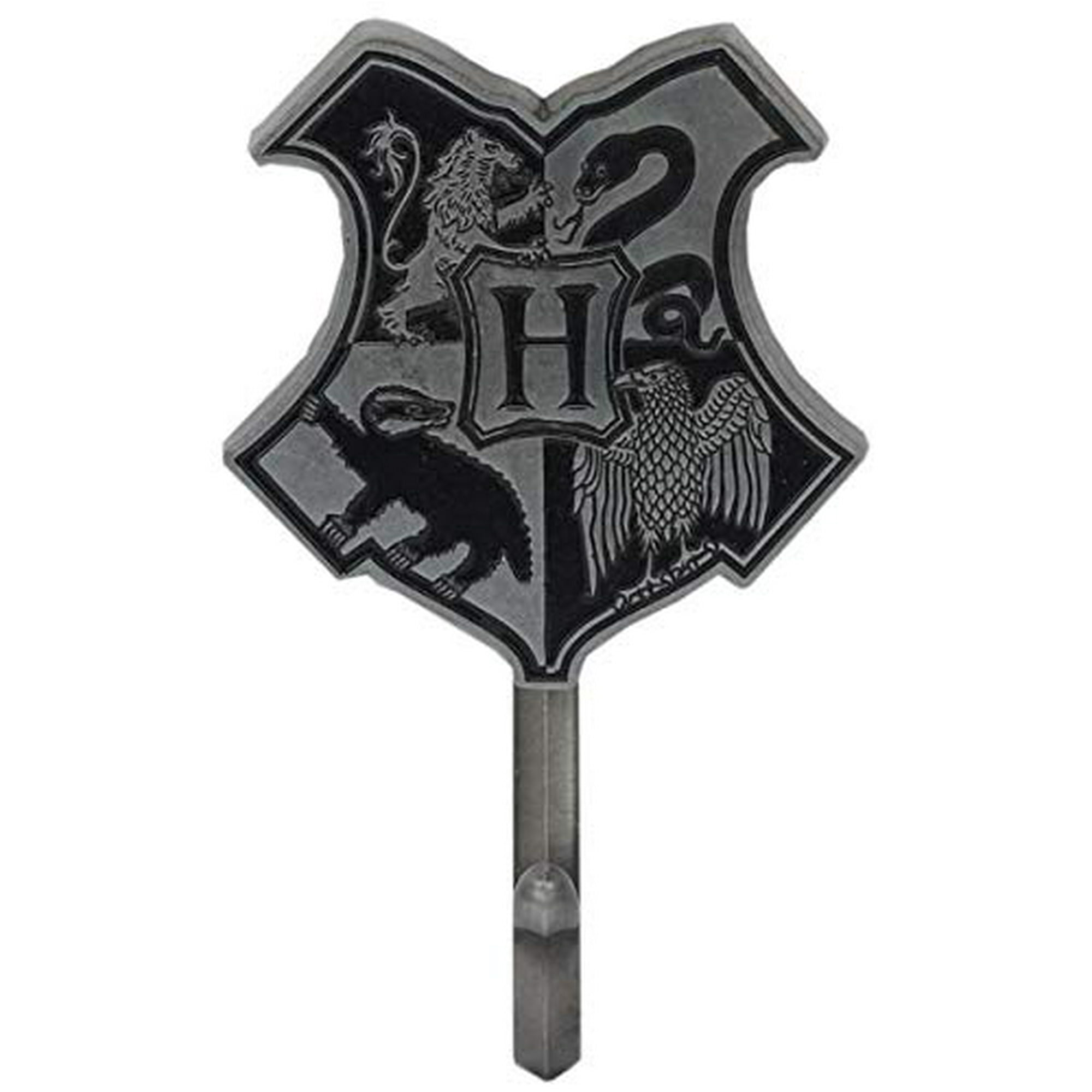 Open Road Brands Harry Potter Hogwarts Crest Cast Iron Wall Hook Harry Potter Wall Hook for Coats Jackets Keys and More Walmart