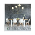 thumbnail image 2 of Living District Nyomi 42" 4-Light Metal/Glass Chandelier in Brass/White, 2 of 8