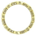 thumbnail image 2 of Emerald and Diamond Eternity Ring Anniversary Band 14k Yellow Gold, 2 of 3