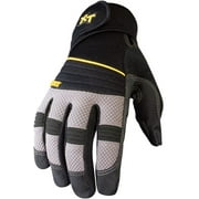 Youngstown Glove Anti-Vibe XT Vibration Dampening Mechanic Work Gloves For Men - Durable, Washable, Anti-Slip Palms - Dark Gray
