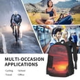 thumbnail image 6 of Balery Sunset Western Desert Cowboy Backpack for Men and Women - Durable 600D Oxford Cloth -Large Capacity, Water-Resistant School, Travel, and Hiking Bag, 6 of 7