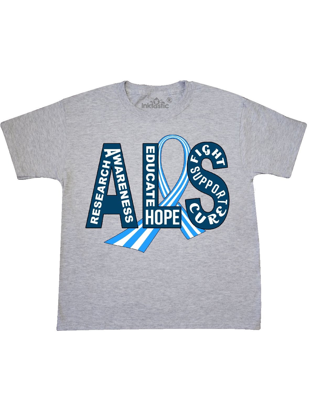 Inktastic Als Awareness Ribbon Youth T Shirt Walmart Com Walmart Com