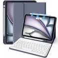 thumbnail image 1 of Funda con Teclado JKSML para iPad Air 11" M3 2025 Inalámbrica Morada, 1 of 8