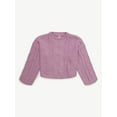 thumbnail image 4 of Justice Girls Cable Knit Sweater, Sizes XS - XLP, 4 of 6