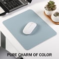 thumbnail image 2 of Mouse Pad, Small PU Leather Mousepad, Computer Mouse Mat with Non-Slip Suede Base for Gaming, Desk, Wireless, Laptop, Travel, Office (11.8" x 9.4"), 2 of 6