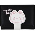 thumbnail image 1 of Cute Cat Girls Wallet for Teens Kids Women Slim Tri-Fold Wallet Purse Card Holder Organizer With Paw Pendant, 1 of 5