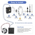 thumbnail image 5 of Metal Music Chimings Clock Movement Easy Installation Repair Part For Grandfather Wall Clocks Precise Timing Part, 5 of 6
