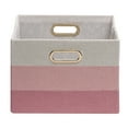 thumbnail image 2 of Lambs & Ivy Pink Ombre Foldable/Collapsible Storage Bin/Basket, 2 of 3