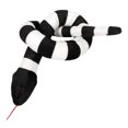 thumbnail image 1 of KAKOWELY Juguete de serpiente de peluche de simulación, modelo de serpiente falsa realista, juguete de serpiente de broma para fiesta, 1 of 4