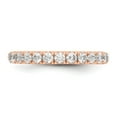 thumbnail image 4 of Solid 14k Rose Gold Engagement Lab Grown Diamond Wedding Band Ring Size 6.5 (.7 cttw.), 4 of 7