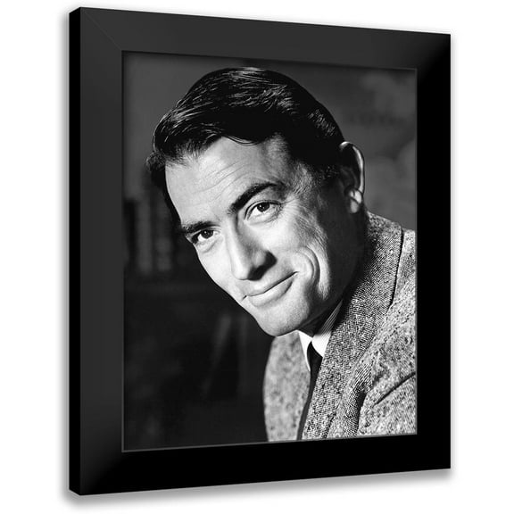 Hollywood Photo Archive 12x14 Black Modern Framed Museum Art Print Titled - Gregory Peck