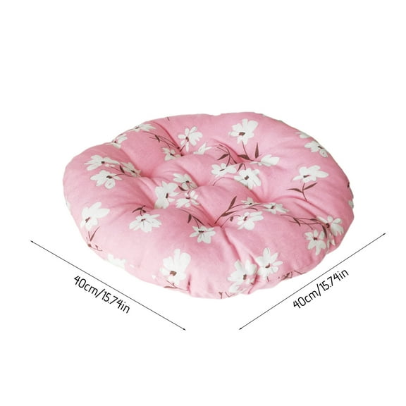 RXIRUCGD Seat Mat, Seat Cushions For Home Use- Tufted Corduroy Floor Cushions For Living Room Tatami- 16 Inch,Pink