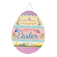 thumbnail image 3 of Señal de puerta de decoración de Pascua, señal de conejo de Pascua, señales de bienvenida de Pascua, colgador de puerta, placa colgante para Estilo C, 3 of 10
