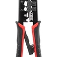 thumbnail image 2 of Kuymtek Pelador Trinquete Crimpadora Cable Red para 6P 8P RJ11 RJ45 (rojo Negro), 2 of 9