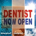 thumbnail image 6 of Dentist Now Open Yard Sign 12 Inch x 16 Inch Double Sided Weatherproof Heavy-Duty Plastic with Stake | New Location, Family Dentistry, Professional Services | Made in USA, 6 of 7