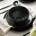 thumbnail image 3 of Stone Lain Rio 24-Piece Dinnerware Set Stoneware, Black, 3 of 7