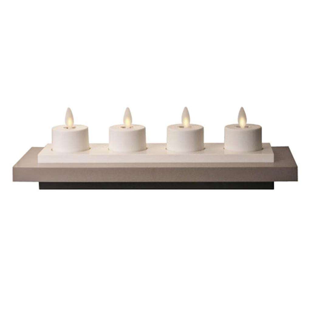 Luminara 02351 1.5" x 1.5" White (Unscented) Battery Operated