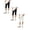 Black 2PCS & White, variant on JFOPQVSM 3 Pack Cotton Cropped Leggings for Girls 3/4 Pants Basic Girls Capri Leggings (3-12Y)