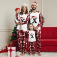 thumbnail image 7 of Linfrsh Holiday Pajamas Family Christmas Pajamas Matching Sets Family Jammies Outfits for Xmas Holiday Party Long Sleeve Outfits Yellow,12M, 7 of 7