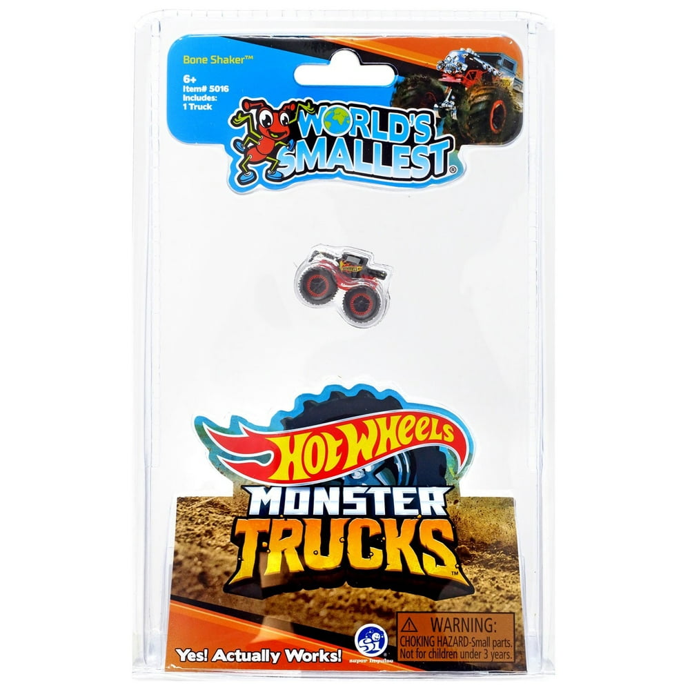 World's Smallest Monster Trucks Bone Shaker Diecast Car