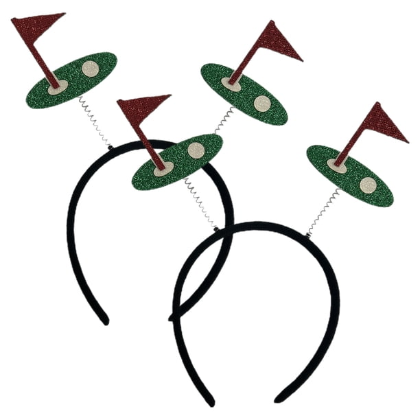 Diademas para eventos deportivos, diadema con temática de Golf, diadema deportiva para fiesta temática deportiva, 2 uds.