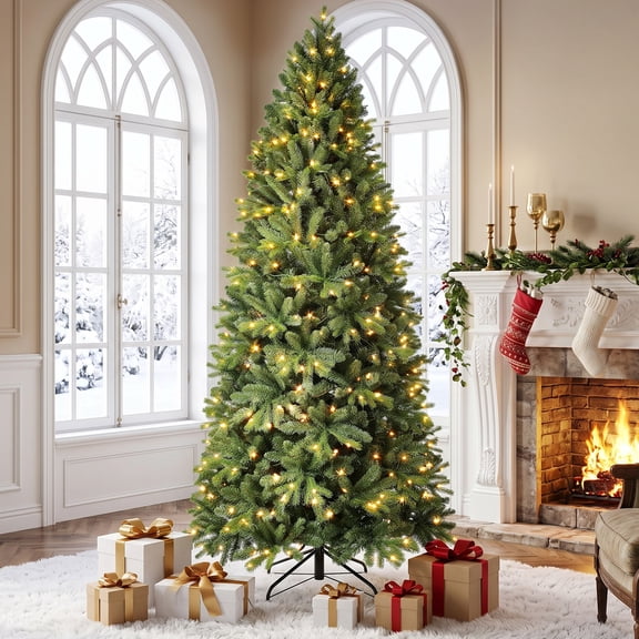 Rossetta 5 ft Pre-Lit Artificial Christmas Tree with 250 Warm White LED Lights and 756 Tips for Holiday Decor