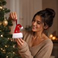 thumbnail image 5 of Foam Small Christmas Tree Ornament, Detailed Hanging Decoration for Branches, Holiday Festive Pendant for Home Party, 5 of 6