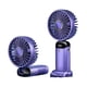 thumbnail image 1 of Ventilador de mano plegable de 2000 mAh Soporte para teléfono con ajuste de velocidad USB 5 (púrpura), 1 of 9