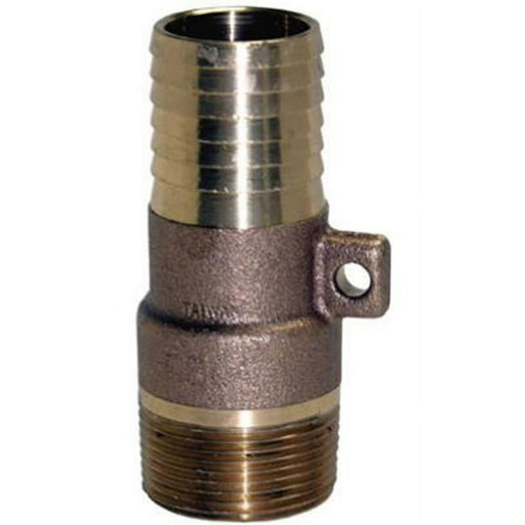 Water Source MAR9125NL 1.25 in. Brass - Red Male Adapter With Rope Loop & Barbed End