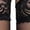 Black, variant on RFINGUQIP Socks For Women Compression Socks Lace Cute Beautiful Legs Long Causal