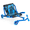 Blue, variant on Ride-On Scooter, Zig-Zag Motion Powered Drifting Ride-On Toy, Swing Side-to-Side for Fun Riding, 132 lbs Load Capacity, Rides on Any Hard Surface for Indoor & Outdoor