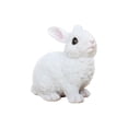 thumbnail image 2 of CQCYD Easter Bunny Figurine, Lifelike White Rabbit Statue Outdoor Garden Decor Spring Easter Decoration Resin Animal Ornament Cute Bunny Figurines For Yard Patio Lawn Home Decor, 2 of 6