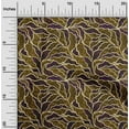 thumbnail image 2 of oneOone Cotton Jersey Dark Mustard Fabric Abstracts Fabric For Sewing Printed Craft Fabric By The Yard 58 Inch Wide, 2 of 4