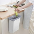 thumbnail image 1 of Bote de basura de cocina pequeño, bote de basura de cocina de nueva generación de 10 l para puerta de gabinete, 1 of 5