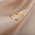 thumbnail image 4 of Stainless Steel Arabic Rings For Women Gold Color Open Adjustable Love Statement Muslim Islamic New Wedding Jewelry Gift Anillos JZ3121G-3 resizable, 4 of 6