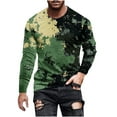 thumbnail image 2 of Drindf Men's Long Sleeve Tees Big and Tall Military Tactical T Shirts Fashion Camo Graphic Tee Loose Fit Crew Neck Tops Lightweight Tshirts, 2 of 5
