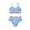 Sky Blue, variant on Swimsuit with Shortss Girls Two Pieces Swimsuit Teen Bikini for Teen Girl 11-12 Years