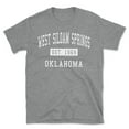 thumbnail image 1 of West Siloam Springs Oklahoma Classic Established Men's Cotton T-Shirt, 1 of 1